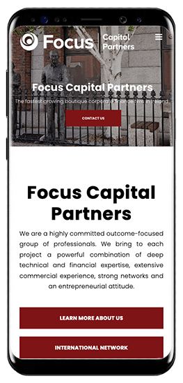 Focus Capital Partners is a highly committed group of professionals providing a combination of technical and financial expertise, commercial experience, and strong networks to each project.